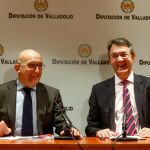 Los presidentes de las diputaciones de Valladolid y León, Jesús Julio Carnero y Juan Martínez Majo