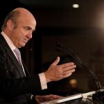 El ministro de Economía, Industria y Competitividad, Luis de Guindos, ha inaugurado hoy la jornada "La Europa sin fronteras"