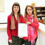 Las dirigentes de Podemos Mercedes Barranco y Lucía Alaya