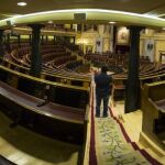 Imagen panorámica del «gallinero» del Congreso