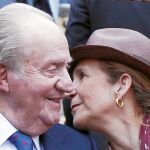 Don Juan Carlos y Doña Elena, en mayo del año pasado en la plaza de toros de Las Ventas