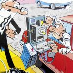 Una viñeta de Mortadelo y Filemón, los personajes de Ibáñez