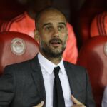 El técnico del Bayer, Pep Guardiola.