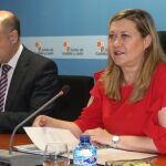 La consejera Pilar del Olmo explica la Contabilidad Regional Trimestral junto a Armando Baeta