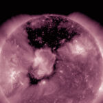 Imagen de la "coronilla"del Sol