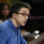 Íñigo Errejón durante su intervención el primer pleno ordinario del Congreso el pasado martes, 15 de marzo.