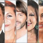 María del Monte, Cayetana Guillén-Cuervo, Fonsi Nieto, Niña Pastori, Fernando Tejero, Loles León, Virgina Troconis, Manuel Díaz «El Cordobés» y Miguel Ángel Muñoz