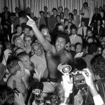 Muhammad Ali antes de su combate con Joe Bugner en el Caesars Palace en Las Vegas, en 1973