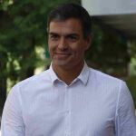 Pedro Sánchez llega hoy a la sede del PSOE.