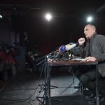 El exministro griego Yanis Varufakis ofrece una rueda de prensa sobre la presentación de su Movimiento Democracia en Europa 2025 (DiEM25) en Berlín