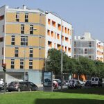 Viviendas sociales en un barrio sevillano