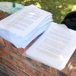 Ayer recogieron 180 recursos contra el cambio de nombre de la calle