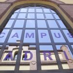 Fachada del campus Madrid, en la calle Moreno Nieto, una de las dos sedes de Google en la capital que agentes de la Agencia Tributaria (AEAT) han registrado