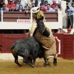 El picador Juan Manuel Sangüesa, en la pasada Feria de Pentecostés