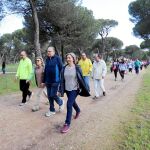 Los vallisoletanos demostraron una vez su compromiso social. Alicia García, María José Salgueiro, Manuel Fernández y Ruiz Medrano, en la Marcha Asprona