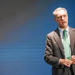 El consejero delegado del grupo, Silvio González, durante la presentación ayer de las nuevas webs