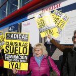 Manifestación en Madrid contra las las cláusulas suelo