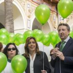 Susana Díaz, en la presentación del cupón de la ONCE del 28 de febrero