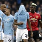 Partido entre el Manchester City y el United el pasado fin de semana