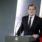 El presidente del Gobierno en funciones, Mariano Rajoy