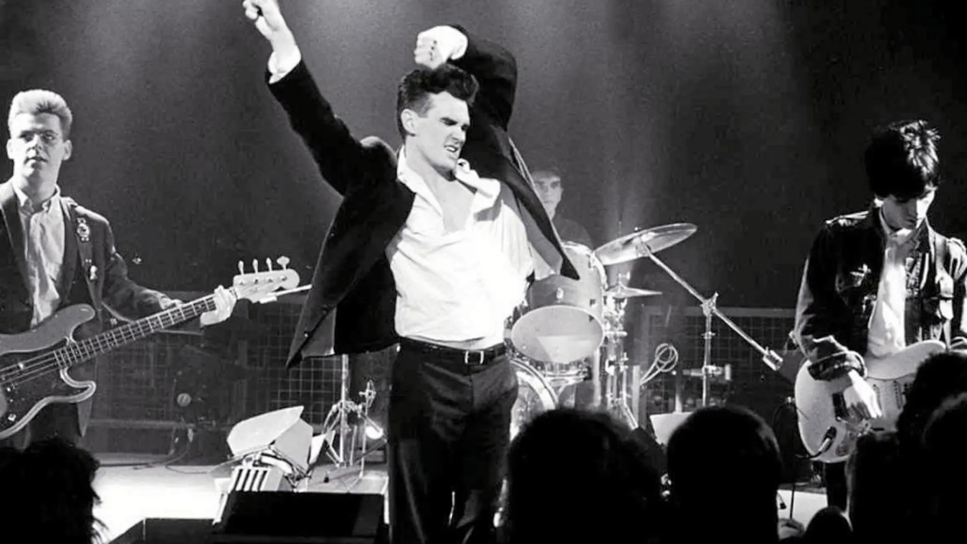 The Smiths, en una actuación en 1986, el año antes de disolverse