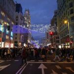 Imagen de la Gran Vía el pasado fin de semana