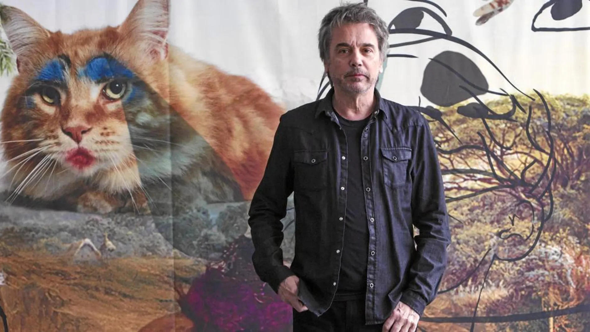 El músico francés Jean Michel Jarre ayer en su paso por Barcelona