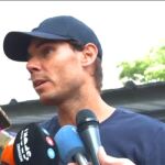 Nadal, en declaraciones a los medios a su llegada ayer al Aeropuerto de Palma