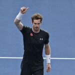 Andy Murray tras vencer a David Ferrer