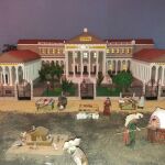 El Belén se puede visitar en el convento de Santa Rosalía