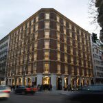 Una vista de la calle Serrano de Madrid