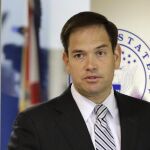 El senador republicano por Florida, Marco Rubio, durante el anuncio de que piensa presentarse a la reelección al Senado