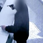 Imagen de la cámara de seguridad de uno de las sucursales bancarias