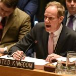 El representante británico, Matthew Rycroft