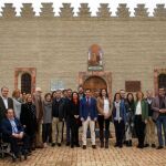 El grupo parlamentario del PP-A se reunió ayer en la Casa de Blas Infante