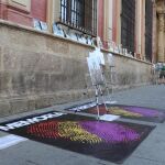 «Vigilia antifascista» junto al palacio Arzobispal