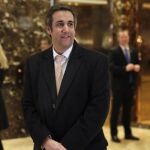 Michael Cohen en la Torre Trump de Nueva York