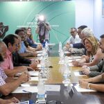 La presidenta de la Junta, Susana Díaz, visitó ayer el Campo de Gibraltar