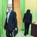 El consejero de Salud, Aquilino Alonso, en el Parlamento