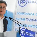 Millo, ayer, en la sede del PP catalán