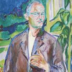 Munch pintó numerosos autorretratos, como este de 1926 con colores más vitalistas