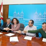 Javier Morán, Javier Cepedano, Gloria F. Merayo, Ursicinio Sánchez y Omar Rodríguez