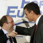 Pedro Sánchez y Miquel Iceta en el años 2015