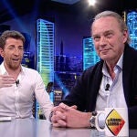 Bertín Osborne en el plató de El Hormiguero con Plabo Motos