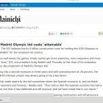 La Prensa japonesa resaltaba ayer la valoración positiva del COI respecto a Madrid 2020. El diario deportivo «Sponichi» destacaba la mejora de la candidatura respecto a los intentos de 2012 y 2016. El periódico «Mainichi» destacó el apoyo popular y el papel de la Familia Real. Otros medios recogieron las huelgas que han acompañado al COI.