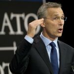 El secretario general de la OTAN, Jens Stoltenberg, el pasado 30 de marzo