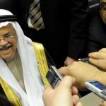 El ministro del Petróleo saudí, Ali I. Naimi, en la reunión de la Organización de Países Exportadores de Petróleo (OPEP)