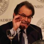 Artur Mas, en un acto en el Ateneo de Madrid el pasado mes de marzo.