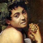Fuerz bruta. Autorretrato de Caravaggio como el dios Baco enfermo