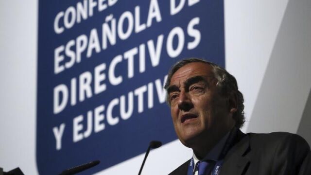 El presidente de la CEOE, Juan Rosell